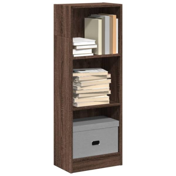 ARDEBO.de - Bücherregal Braun Eichen-Optik 40x24x109 cm Holzwerkstoff