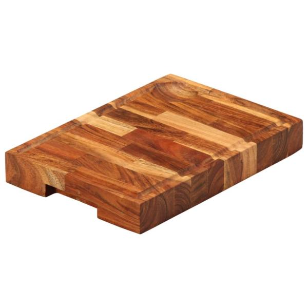 ARDEBO.de - Schneidebrett 30x21x4 cm Massivholz Akazie