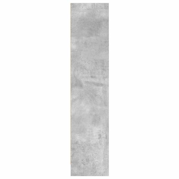 Bücherregal Betongrau 80x24x109 cm Holzwerkstoff