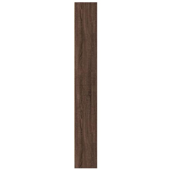 Bücherregal Braun Eichen-Optik 60x24x176 cm Holzwerkstoff