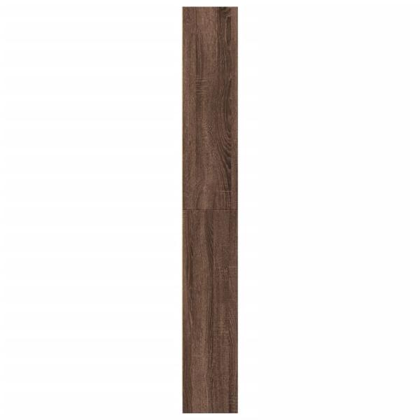 Bücherregal Braun Eichen-Optik 80x24x176 cm Holzwerkstoff