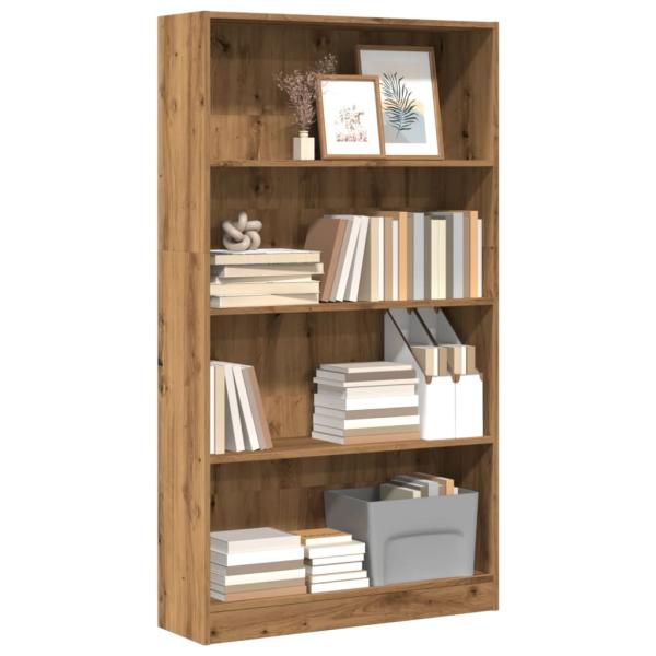 ARDEBO.de - Bücherregal Artisan-Eiche 80x24x143 cm Holzwerkstoff