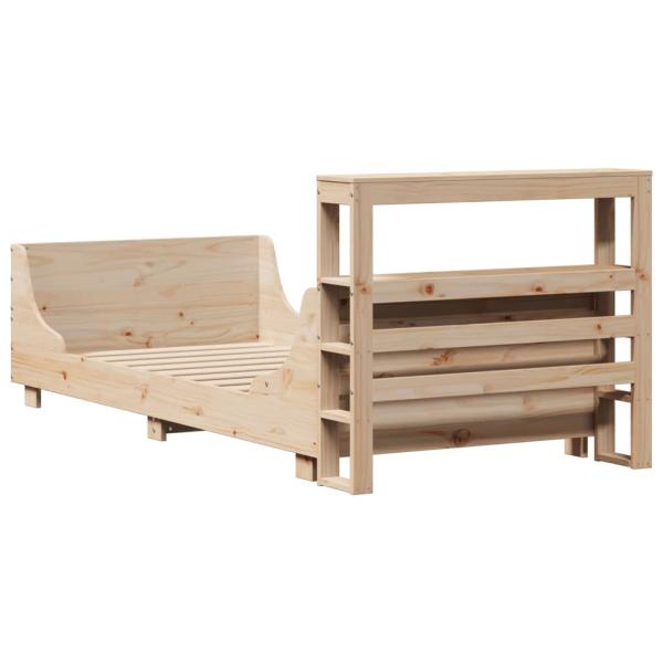 Massivholzbett ohne Matratze 100x200 cm Kiefernholz
