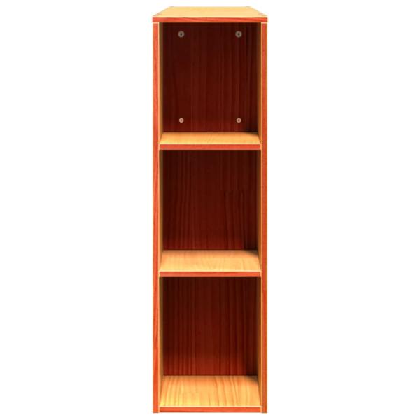 Kopfteil mit Stauraum Wachsbraun 135 cm Massivholz Kiefer