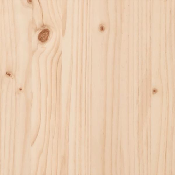 Massivholzbett ohne Matratze 75x190 cm Kiefernholz