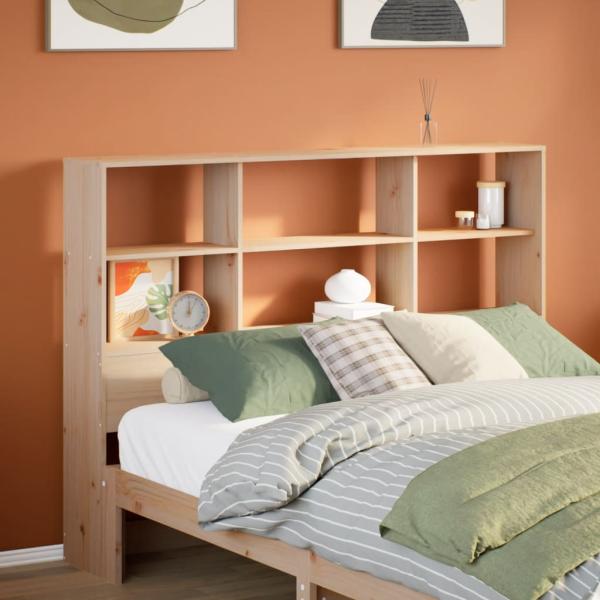 ARDEBO.de - Kopfteil mit Stauraum 160 cm Massivholz Kiefer