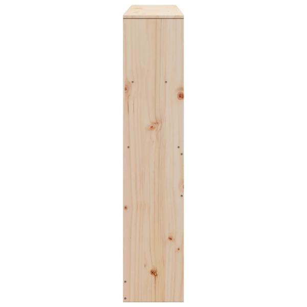 Kopfteil mit Stauraum 160 cm Massivholz Kiefer