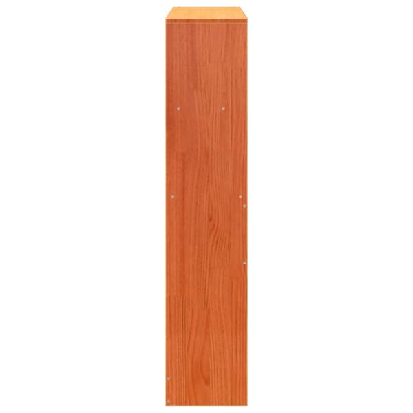 Kopfteil mit Stauraum Wachsbraun 75 cm Massivholz Kiefer