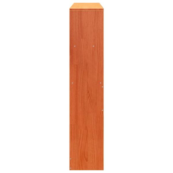 Kopfteil mit Stauraum Wachsbraun 120 cm Massivholz Kiefer