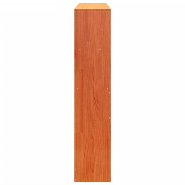 Kopfteil mit Stauraum Wachsbraun 160 cm Massivholz Kiefer