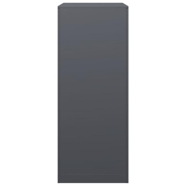 Brennholzregal Anthrazit 60x40x100 cm Stahl