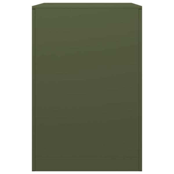 Brennholzregal Grün 60x40x60 cm Stahl