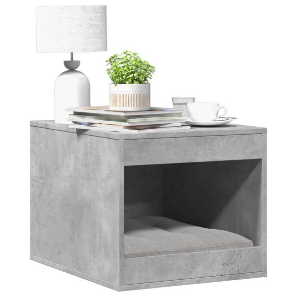 ARDEBO.de - Katzenklo Betongrau 47x59x42 cm Holzwerkstoff