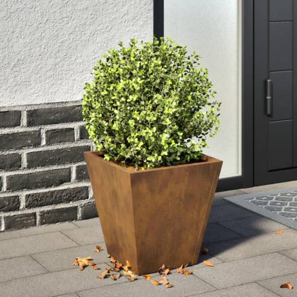 ARDEBO.de - Pflanzkübel 30x30x30 cm Cortenstahl