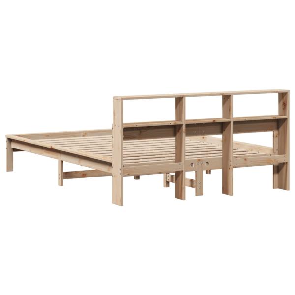 Massivholzbett ohne Matratze 150x200 cm Kiefernholz