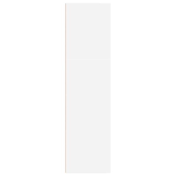 Bücherregal Weiß 40x30x114 cm Holzwerkstoff