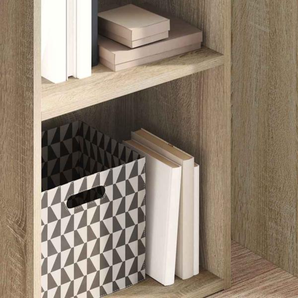 Bücherregal Sonoma-Eiche 40x30x152 cm Holzwerkstoff