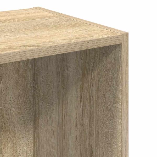 Bücherregal Sonoma-Eiche 40x30x152 cm Holzwerkstoff