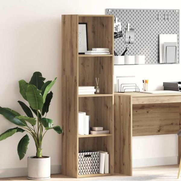 ARDEBO.de - Bücherregal Artisan-Eiche 40x30x152 cm Holzwerkstoff