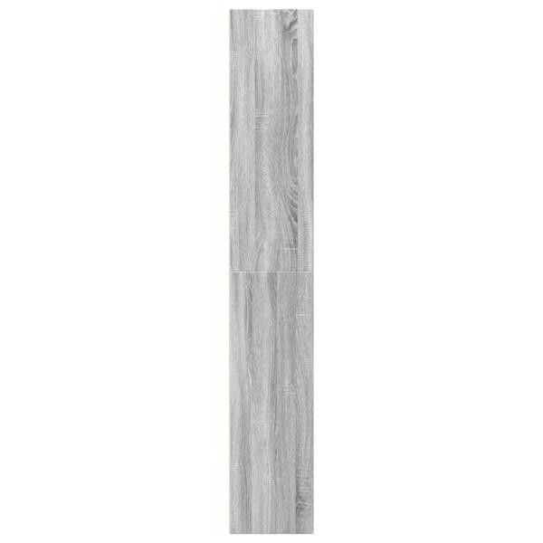 Bücherregal Grau Sonoma 40x30x189 cm Holzwerkstoff