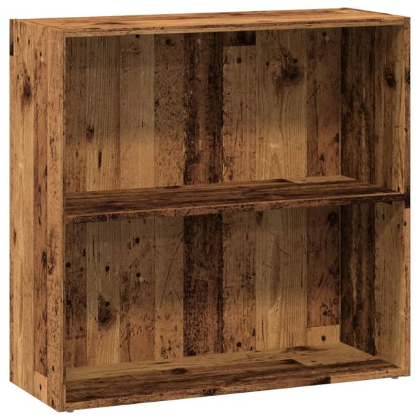 B?cherregal Altholz-Optik 80x30x77 cm Holzwerkstoff
