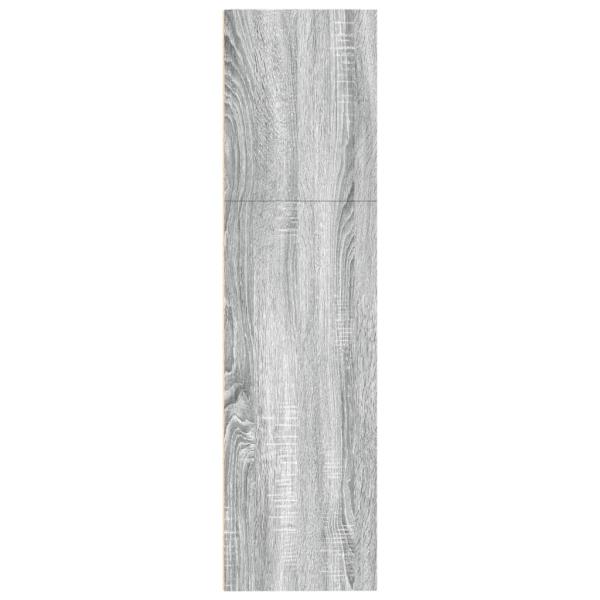 Bücherregal Grau Sonoma 80x30x114 cm Holzwerkstoff