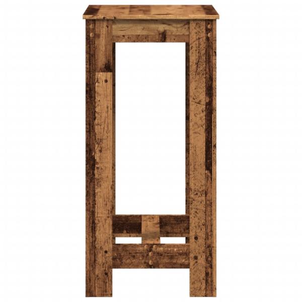 Bartisch Altholz-Optik 51x50x103,5 cm Holzwerkstoff