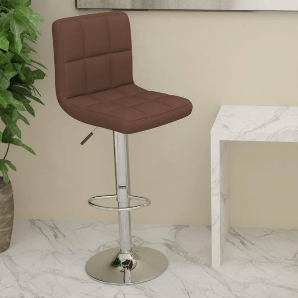ARDEBO.de - Barhocker Braun Stoff