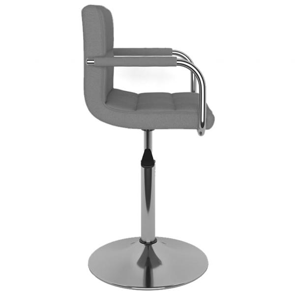 Barhocker Hellgrau Stoff