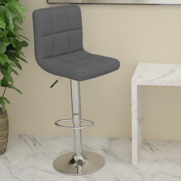 ARDEBO.de - Barhocker Grau Kunstleder