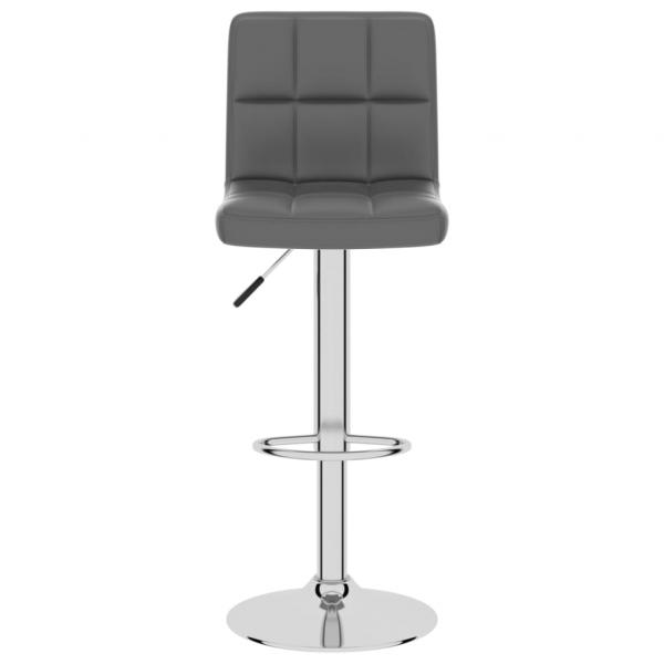 Barhocker Grau Kunstleder