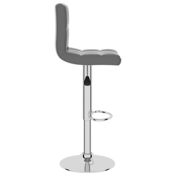 Barhocker Grau Kunstleder