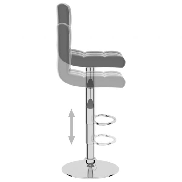 Barhocker Grau Kunstleder