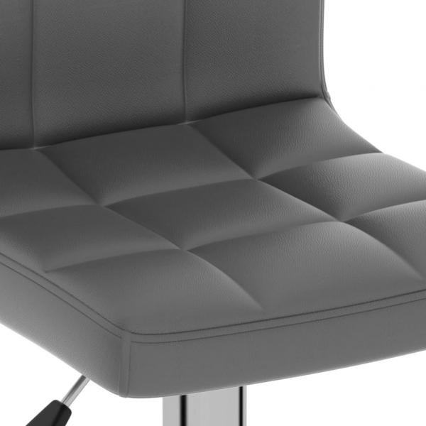 Barhocker Grau Kunstleder