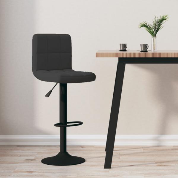 ARDEBO.de - Barhocker Schwarz Samt