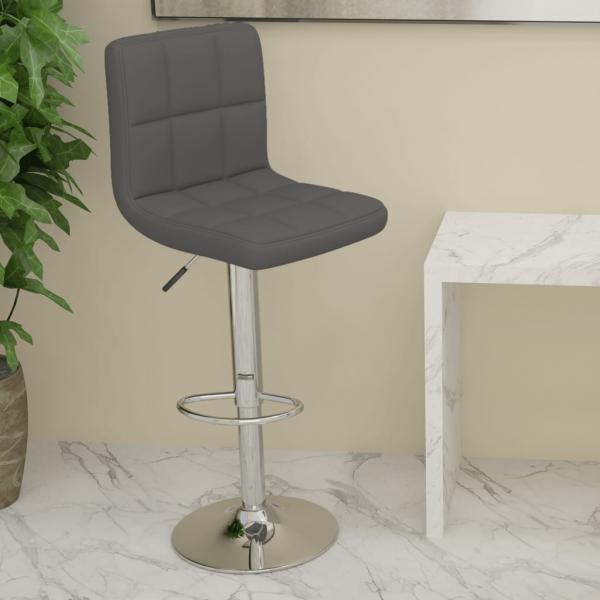 ARDEBO.de - Barhocker Dunkelgrau Stoff