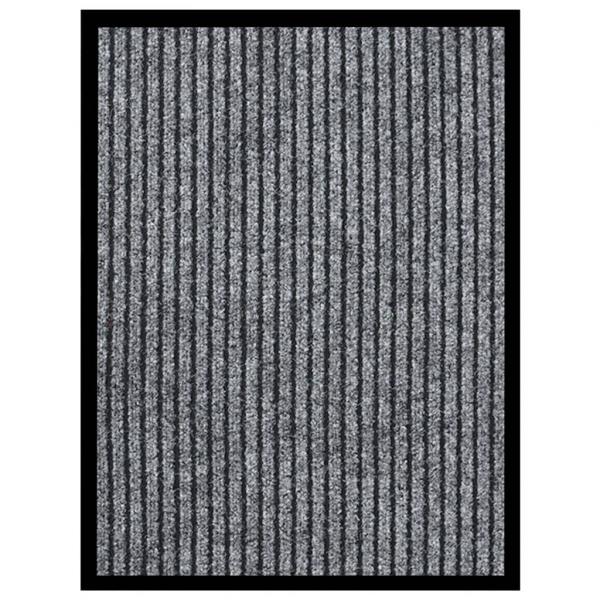 ARDEBO.de - Fußmatte Grau Gestreift 40x60 cm