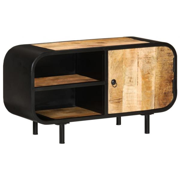 ARDEBO.de - TV-Schrank 90x30x48 cm Raues Mangoholz