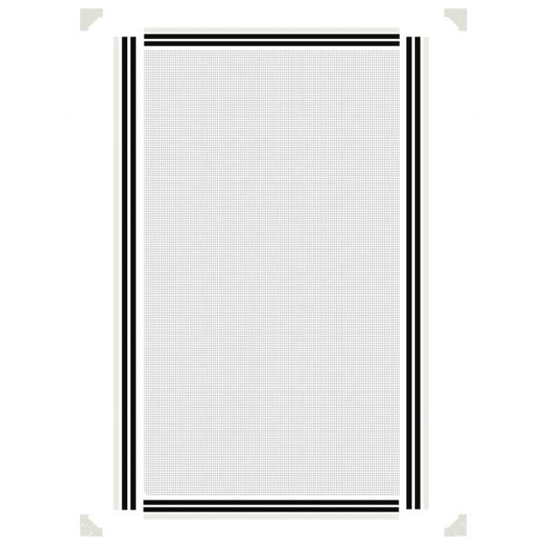 Magnet-Insektenschutz für Fenster Weiß 80x140 cm
