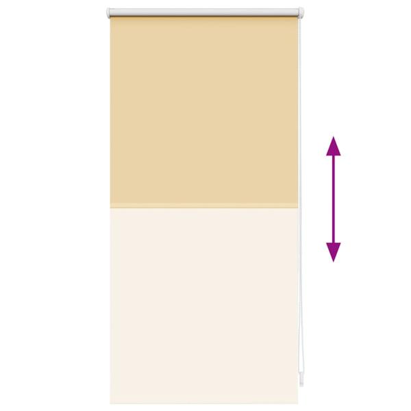 Verdunklungsrollo Verdunkelungsrollo 40 x 100 Beige