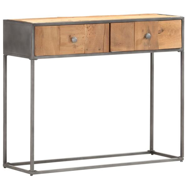ARDEBO.de - Konsolentisch 90 x 30 x 75 cm Recyceltes Massivholz