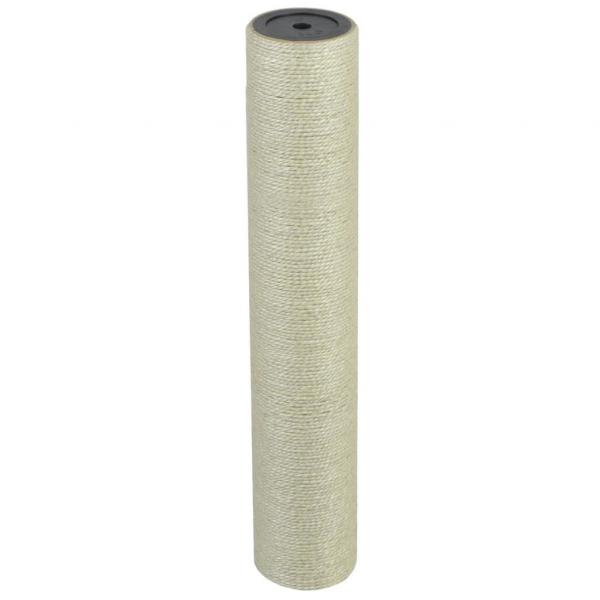 ARDEBO.de - Katzen-Kratzbaum 8x45 cm 10 mm Beige