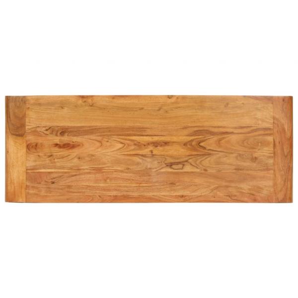 Konsolentisch 110x40x76 cm Massivholz mit Honigfarbenem Finish