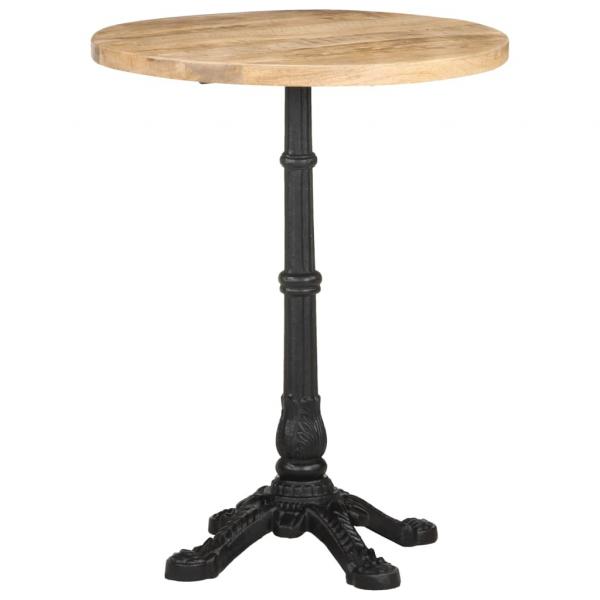 ARDEBO.de - Bistrotisch Ø60x76 cm Raues Mangoholz