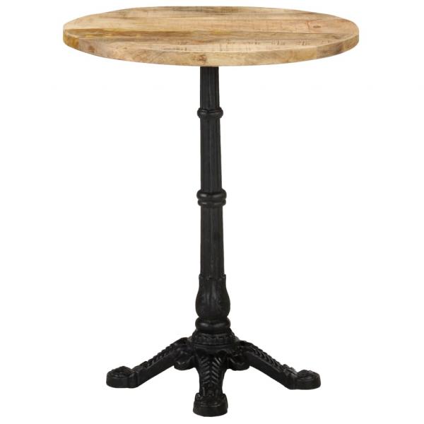 Bistrotisch Ø60x76 cm Raues Mangoholz
