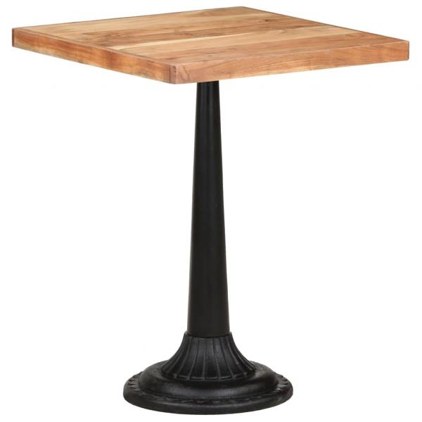 ARDEBO.de - Bistrotisch 60x60x76 cm Akazie Massivholz