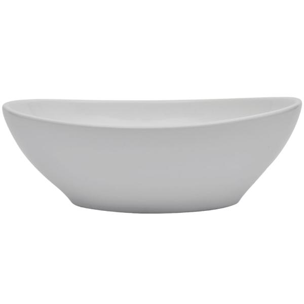 2-tlg. Badmöbel-Set Keramik Schwarz