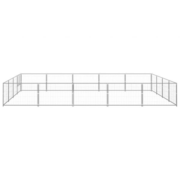 Hundezwinger Silbern 20 m² Stahl