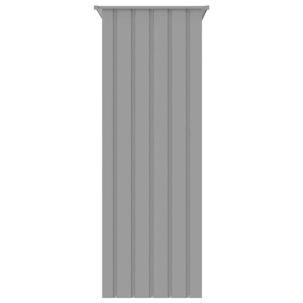 Voliere Grau 215x78x200 cm Verzinkter Stahl