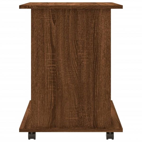 Rollschrank Braun Eichen-Optik 60x45x60 cm Holzwerkstoff